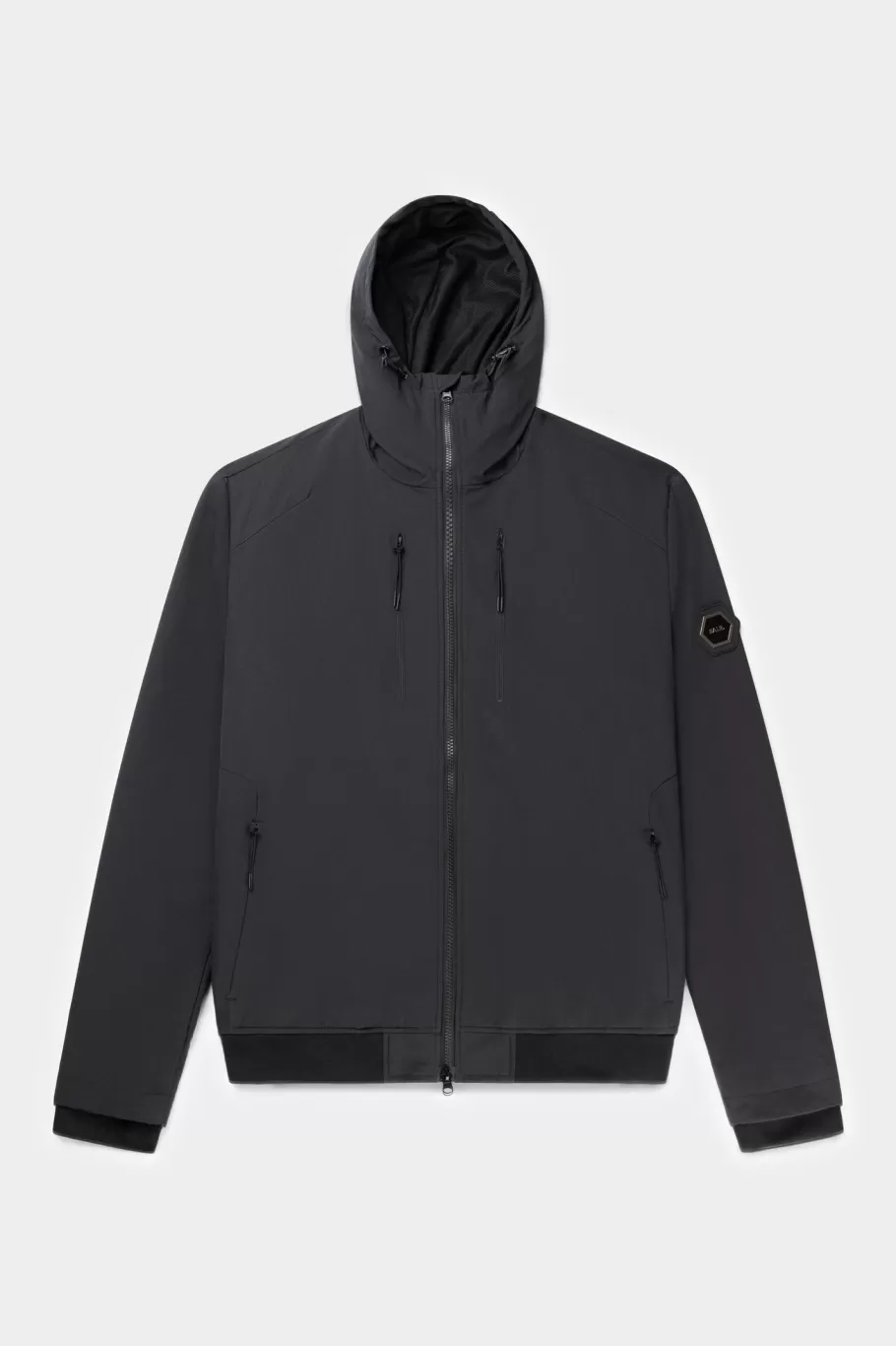 BALR. Jackets | Alec Hooded Windbreaker Jacket Jet Black