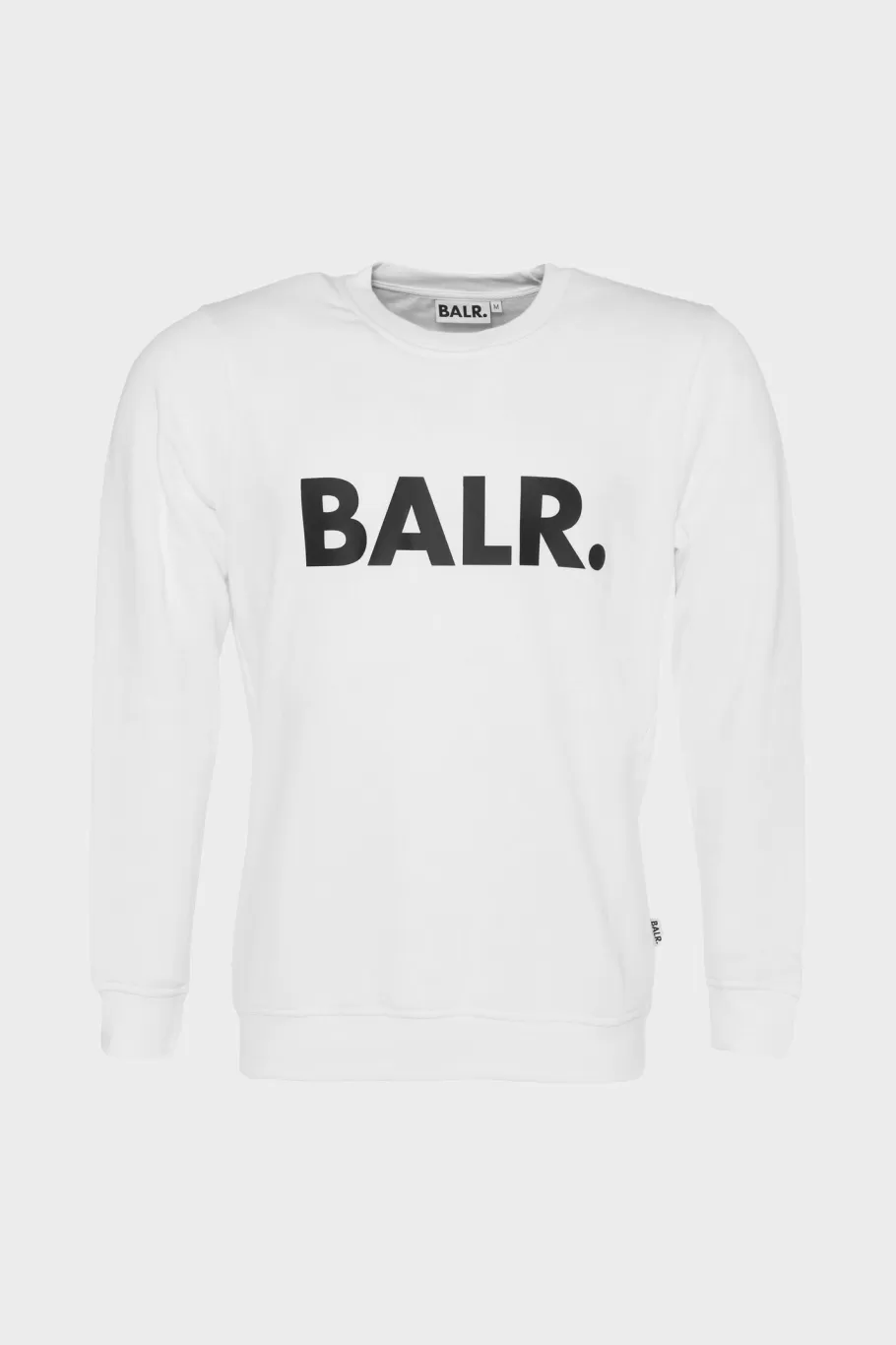 BALR. Sweatshirts | Brand Straight Crewneck Bright White