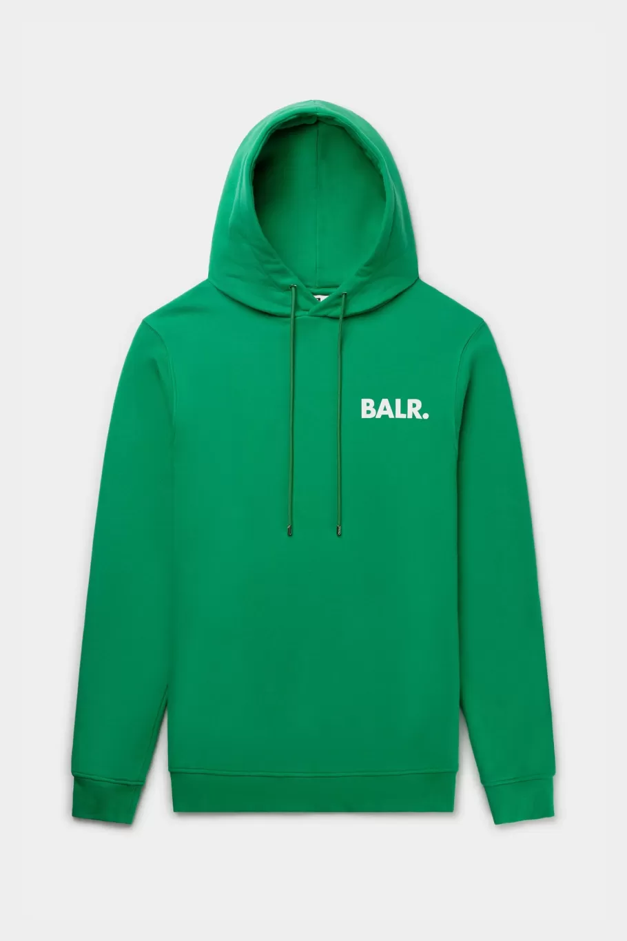 BALR. Hoodies | Brand Straight Small Logo Hoodie Putting Green/Bright White