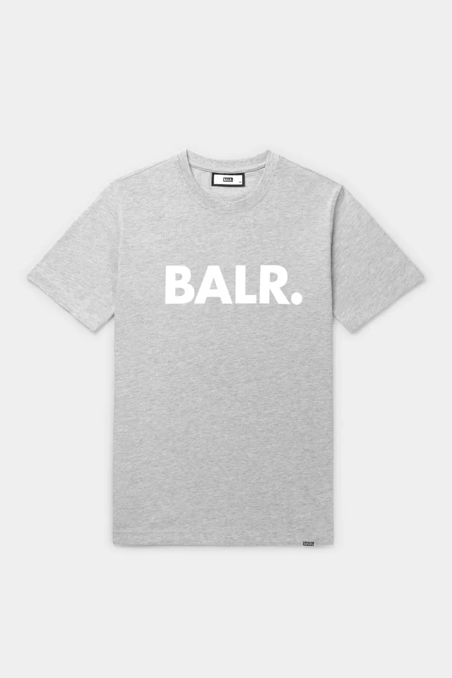 BALR. T-Shirts | Brand Straight T-Shirt Grey Melange