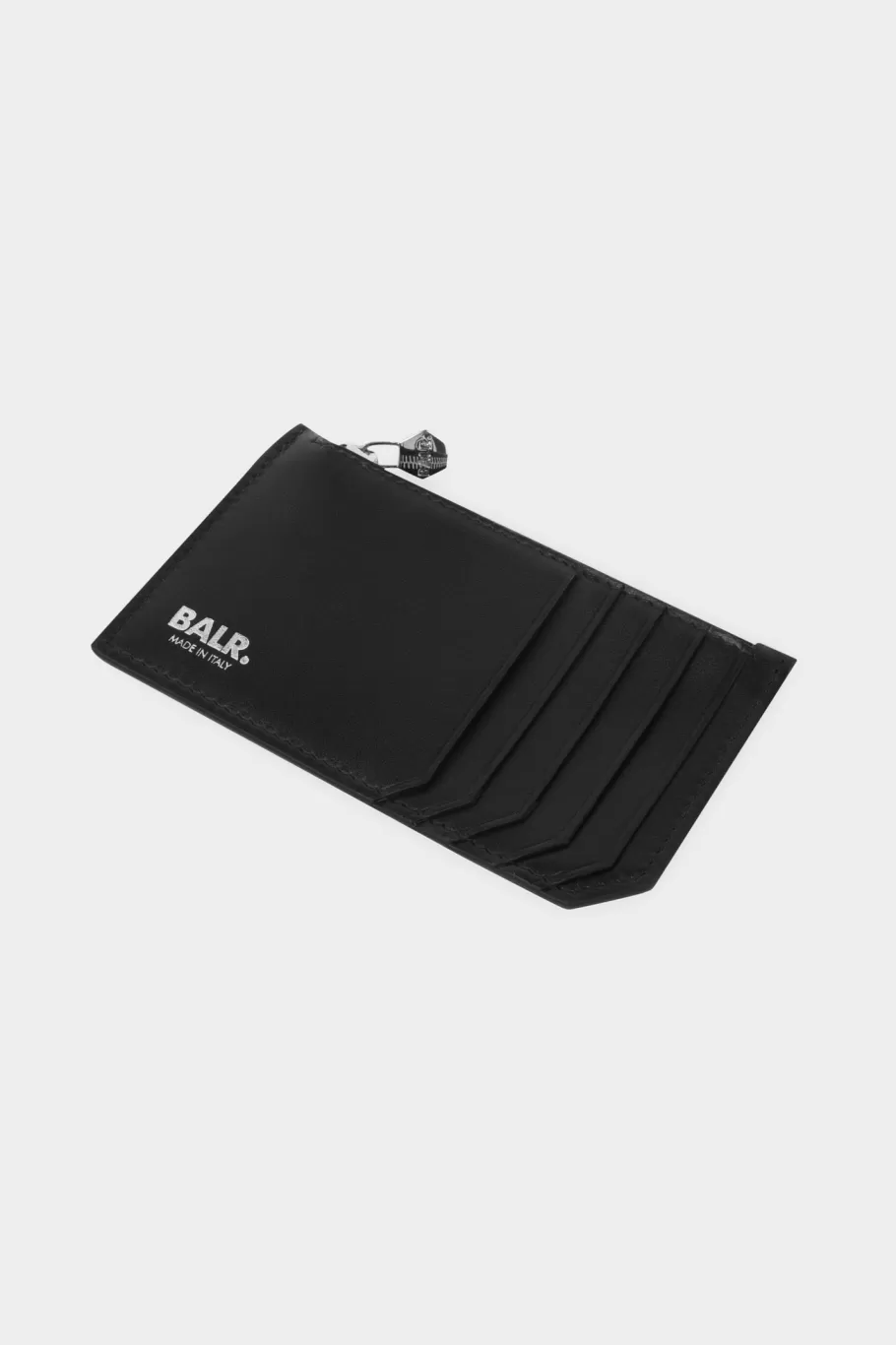 BALR. Bags & Travel | Bt Leather Zipped Card Holder Black