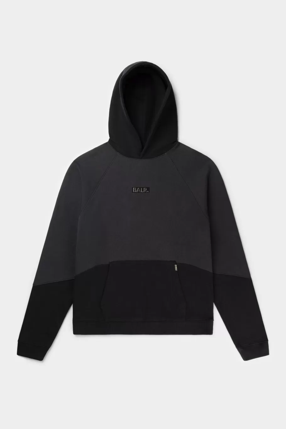 BALR. Hoodies | Carter Loose Double Arrow Hoodie Jet Black/Asphalt