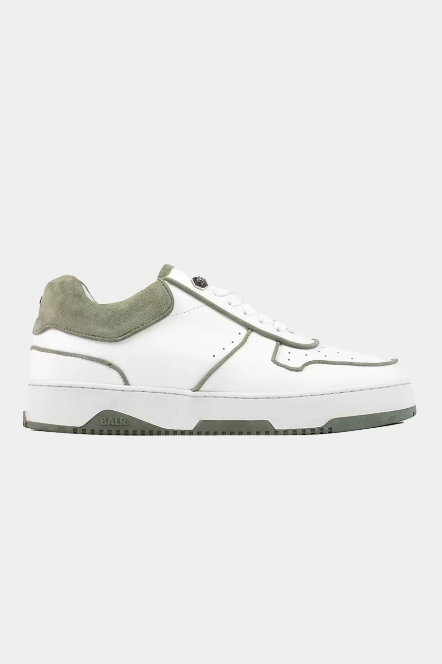 BALR. Sneakers | Club B Classic Sneaker Bright White/Dark Forest