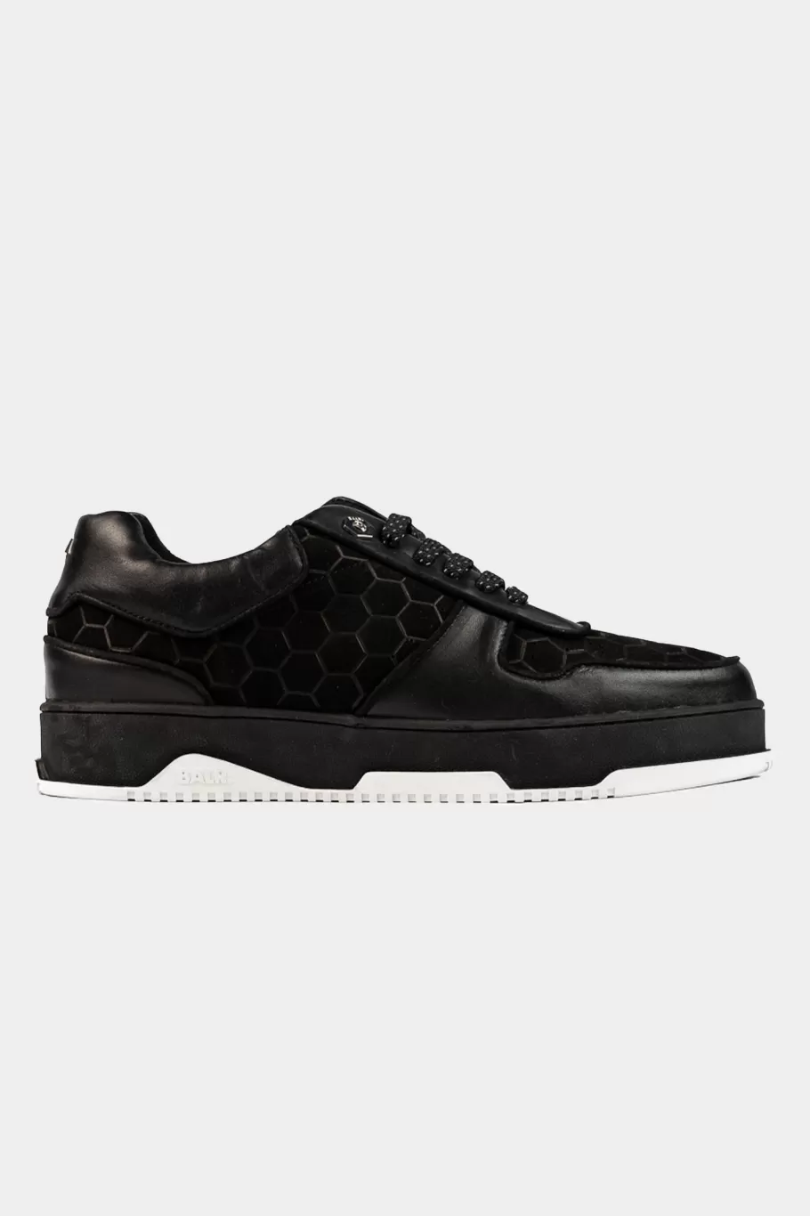 BALR. Sneakers | Club C Classic Debossed Hex Sneaker Jet Black