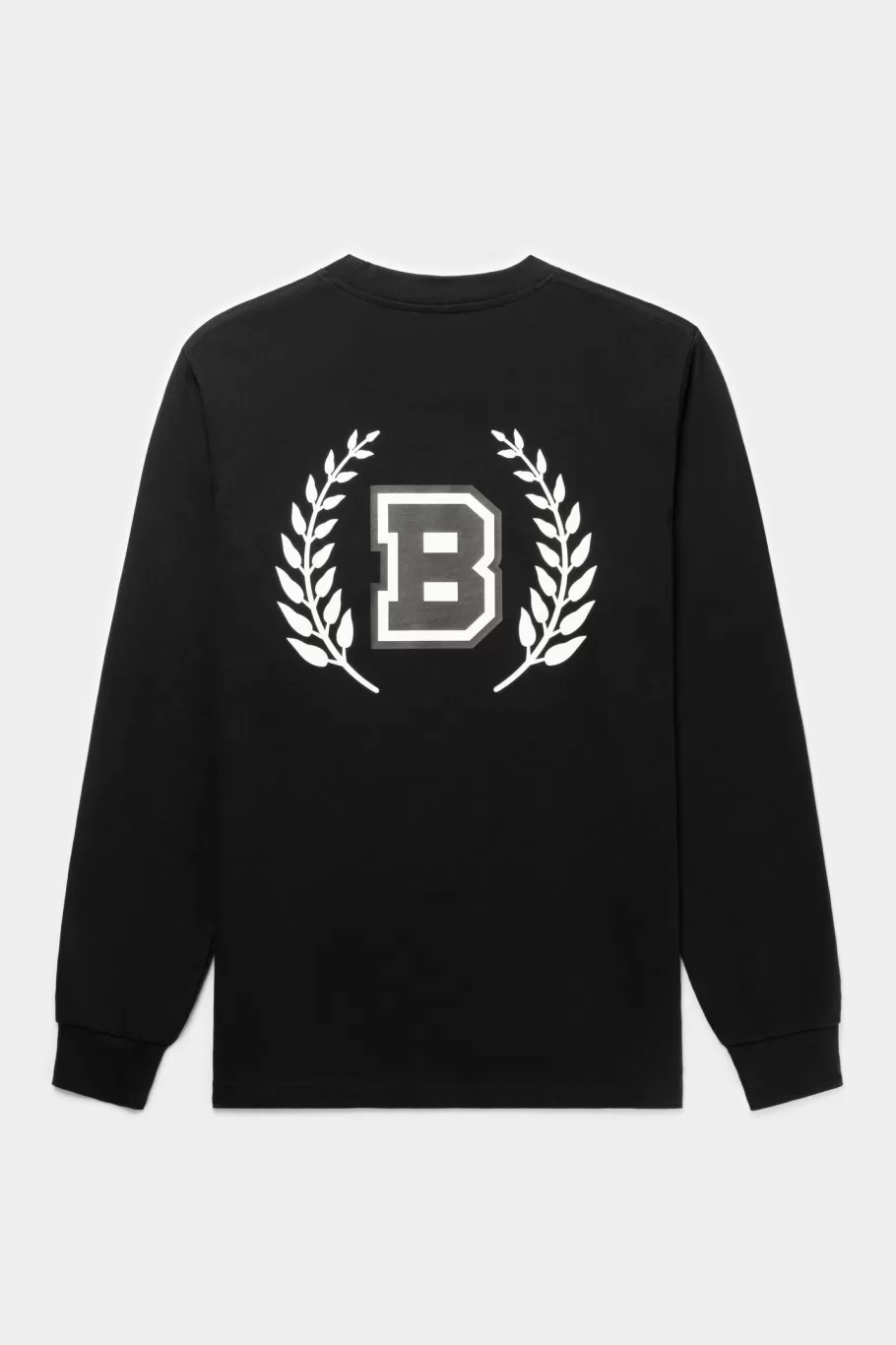 BALR. T-Shirts | Franck Relaxed B Crest Longsleeve Jet Black