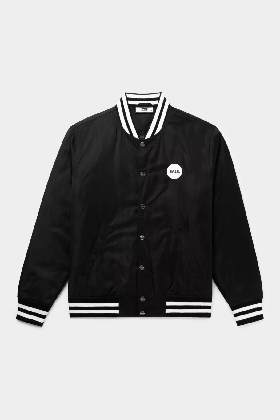 BALR. Jackets | Hazel Loose Badge Bomber Jacket Jet Black