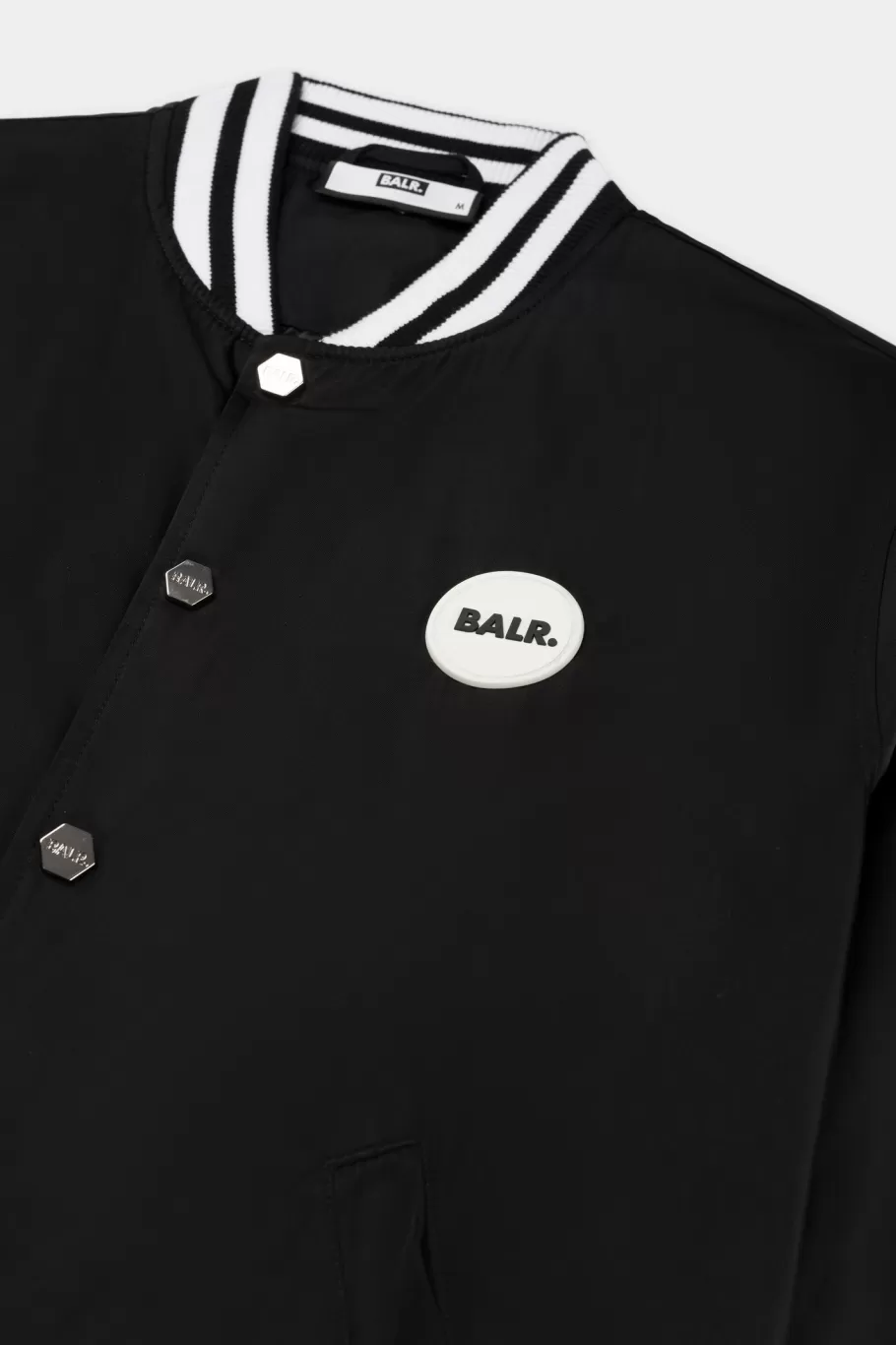 BALR. Jackets | Hazel Loose Badge Bomber Jacket Jet Black