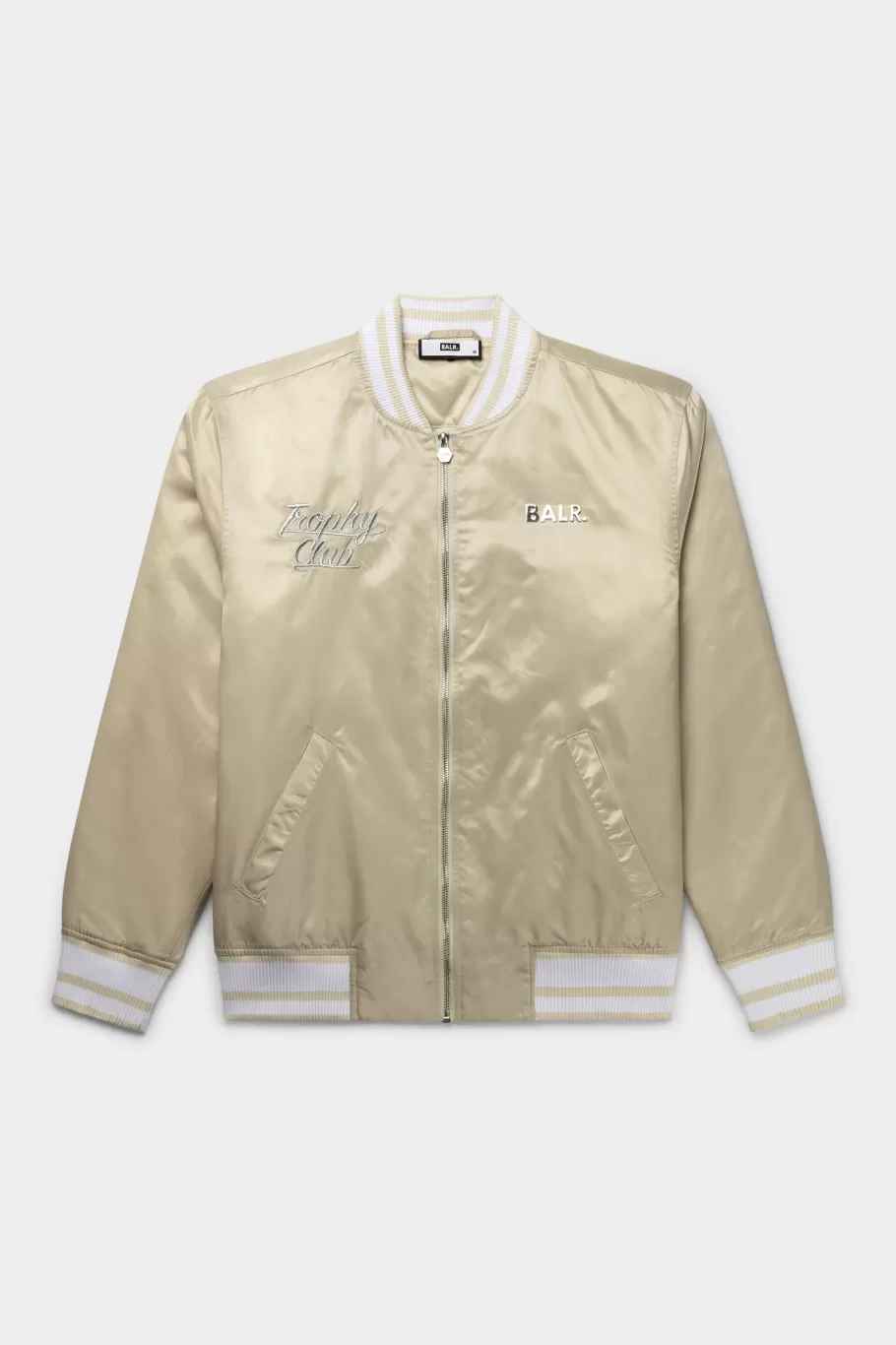 BALR. Jackets | Hazel Loose Combi Chenille Bomber Jacket Bright White