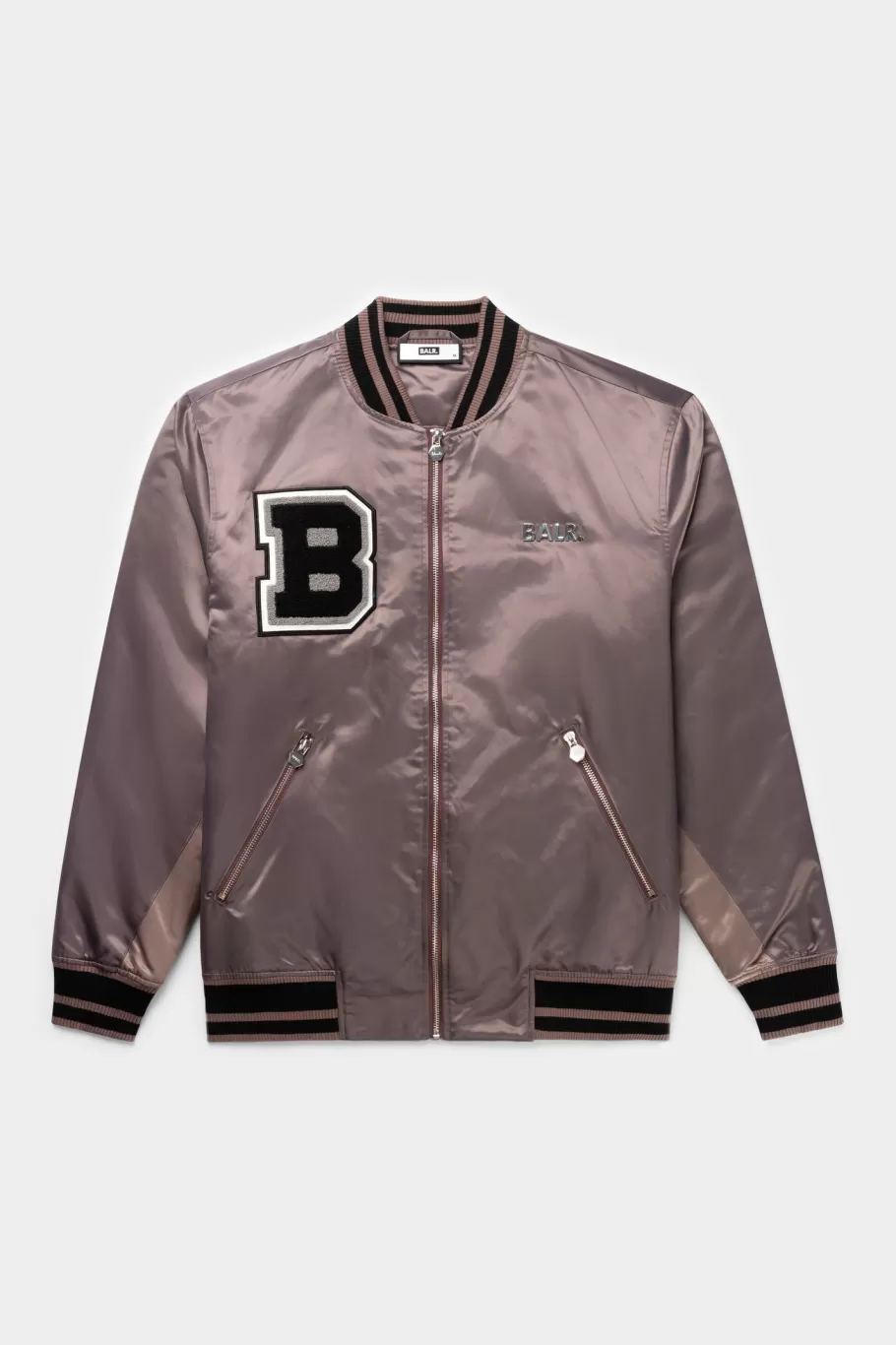 BALR. Jackets | Hazel Loose Zip Trophy Bomber Jacket Purple Dove