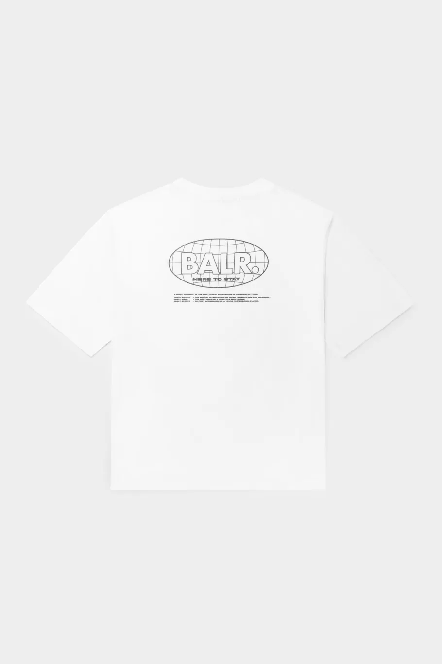 BALR. T-Shirts | Joey Box H2S Globe T-Shirt Bright White