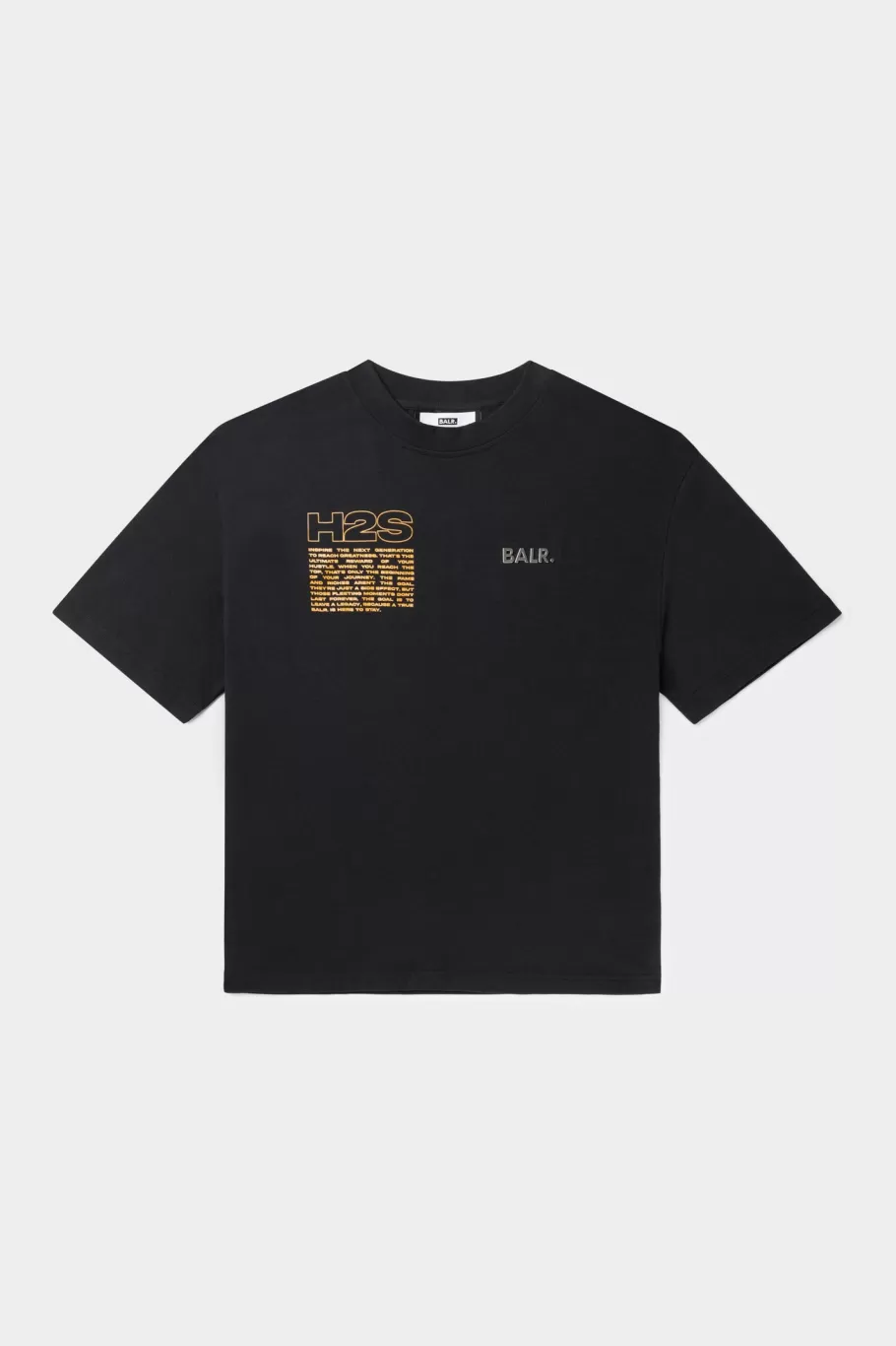 BALR. T-Shirts | Joey Box H2S T-Shirt Jet Black