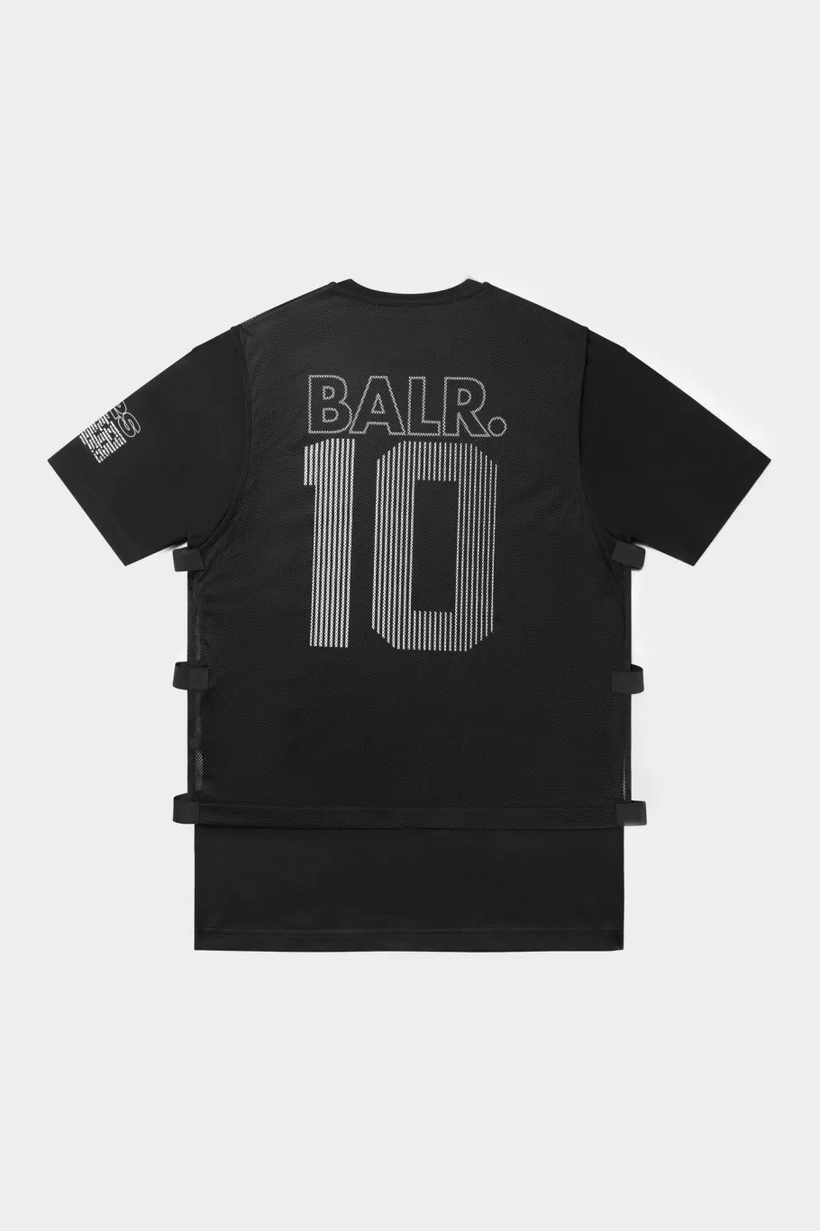 BALR. T-Shirts | Joey Box Mesh T-Shirt Jet Black