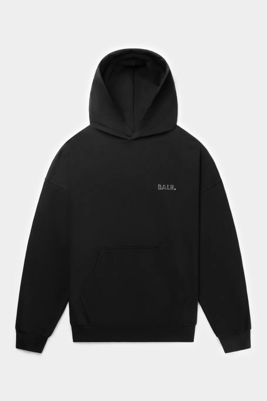 BALR. Hoodies | Joey Box Satin Hoodie Black