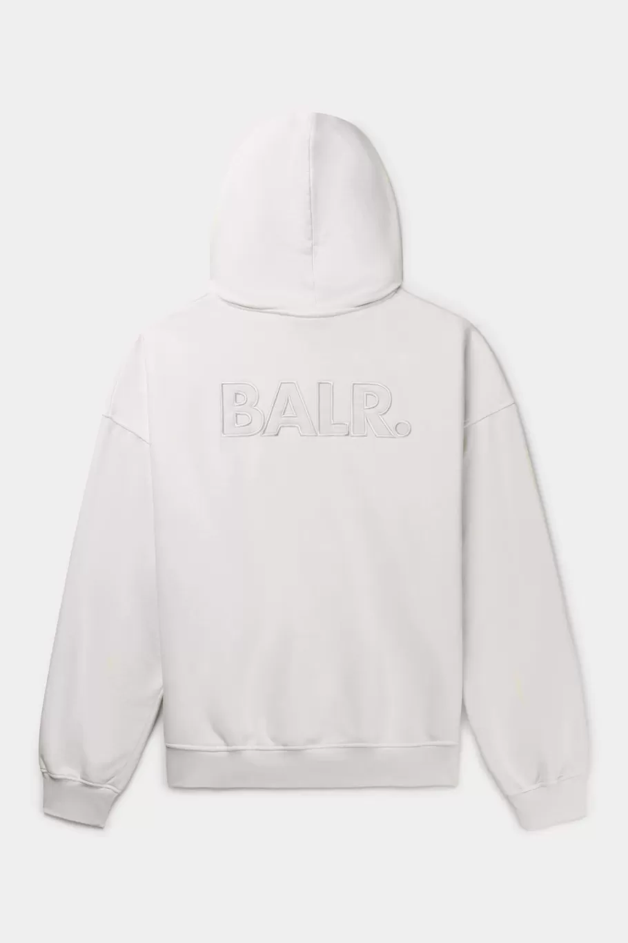 BALR. Hoodies | Joey Box Satin Hoodie Egret