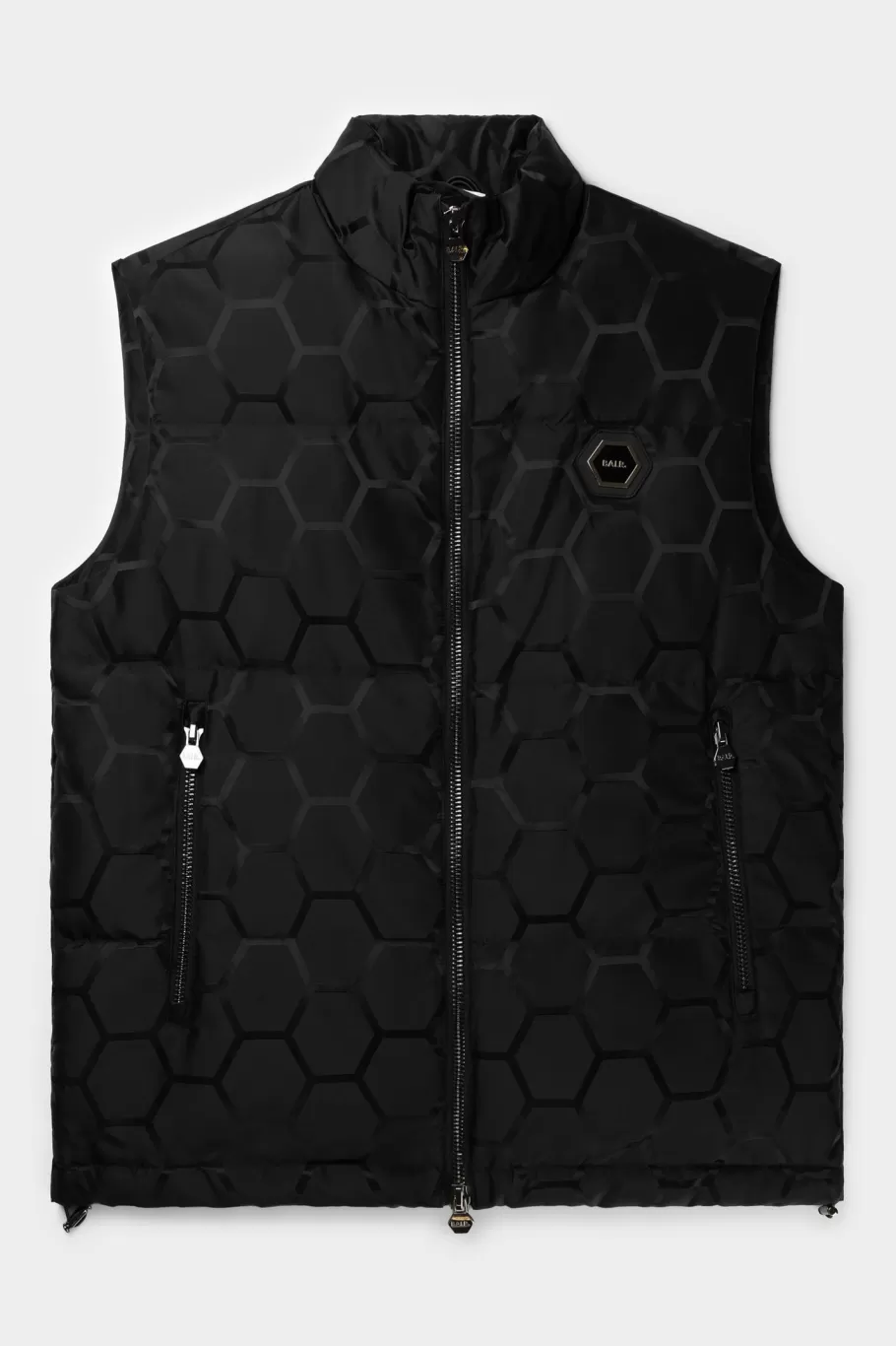 BALR. Jackets | Miles Straight Jacquard Bodywarmer Jet Black