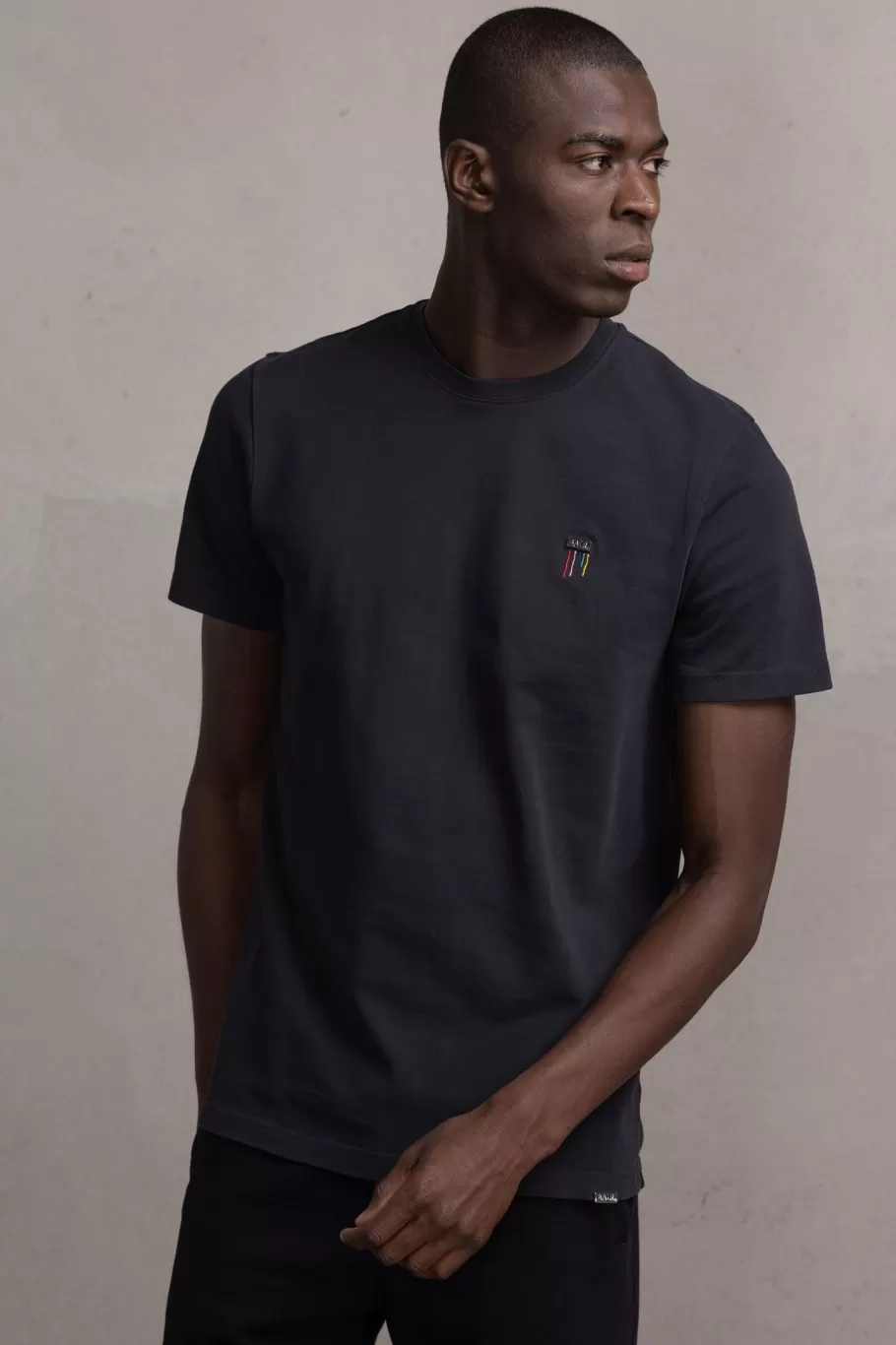 BALR. T-Shirts | Olaf Straight Colored Letters T-Shirt Jet Black