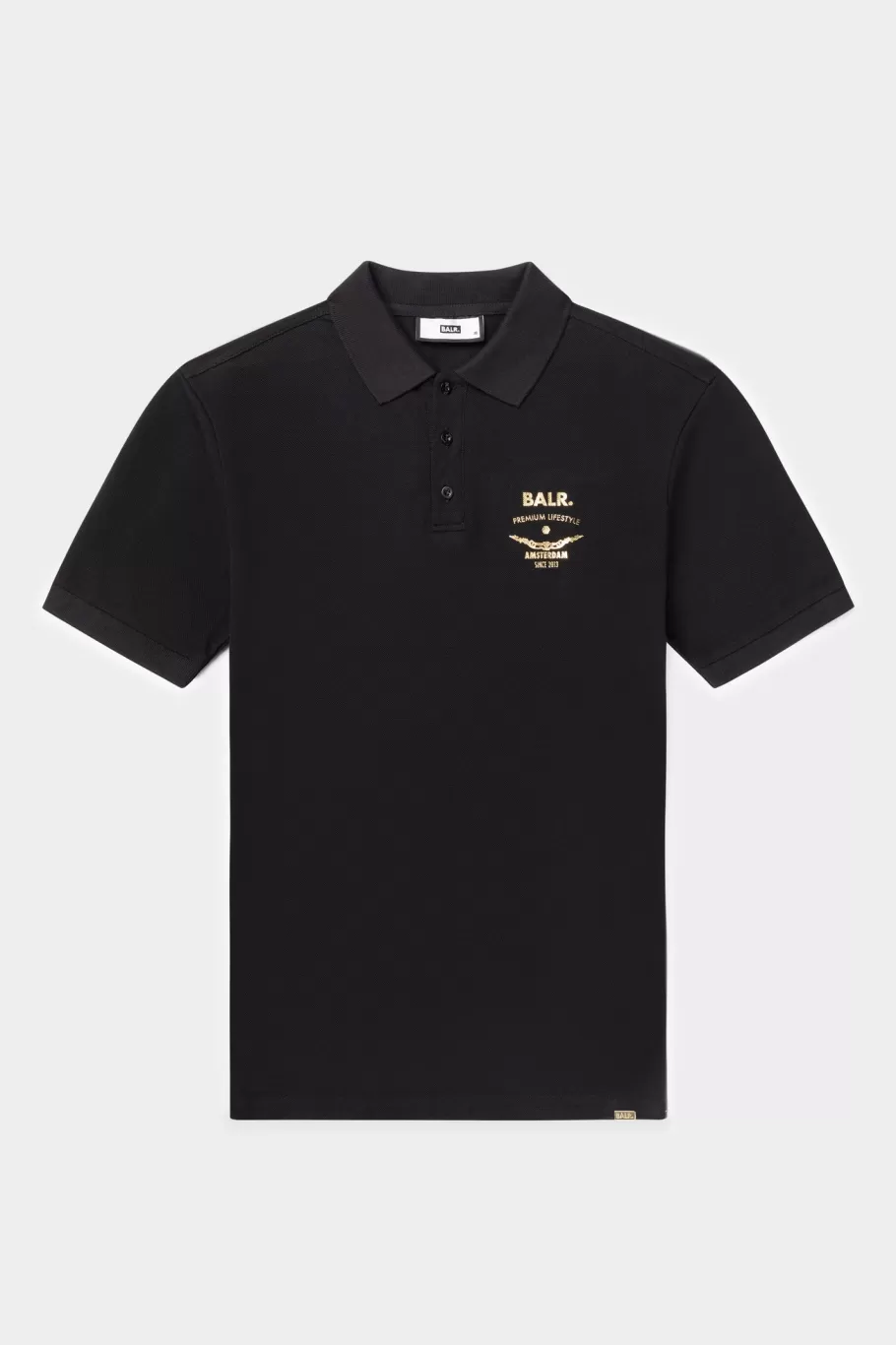 BALR. Polos | Olaf Straight Emblem Polo Jet Black