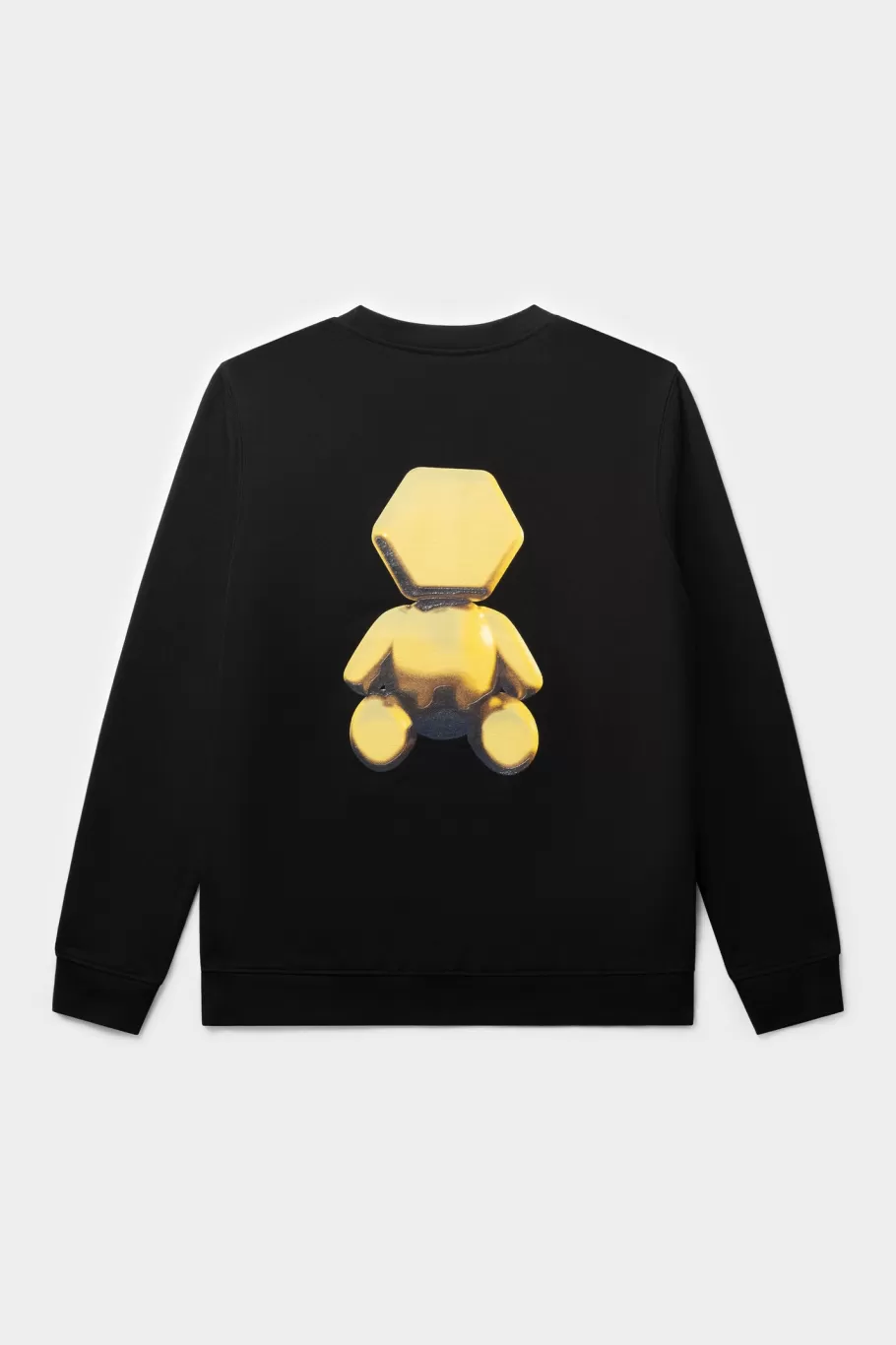 BALR. Sweatshirts | Olaf Straight Gold Doll Emblem Crewneck Jet Black