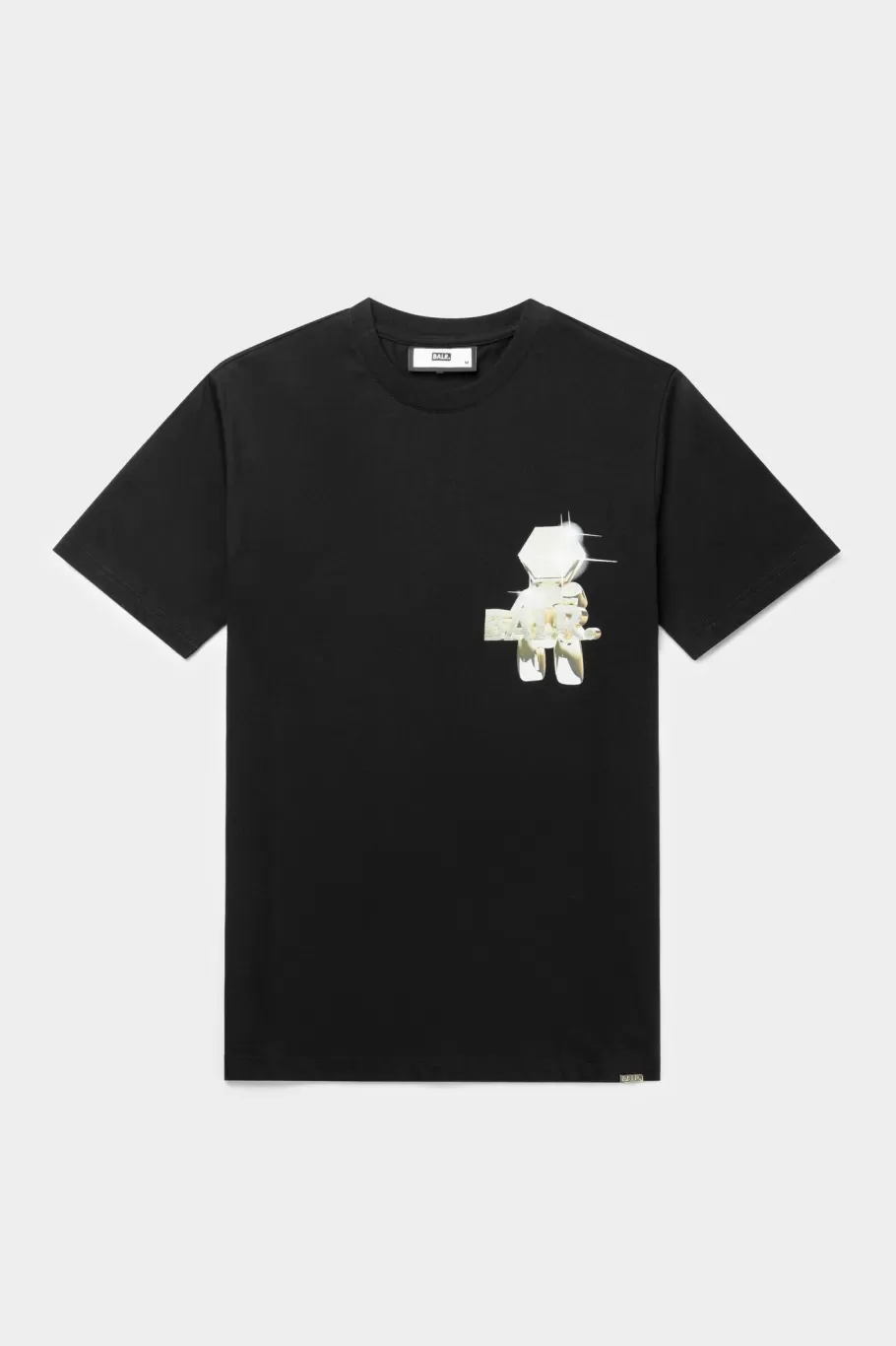 BALR. T-Shirts | Olaf Straight Gold Doll T-Shirt Jet Black