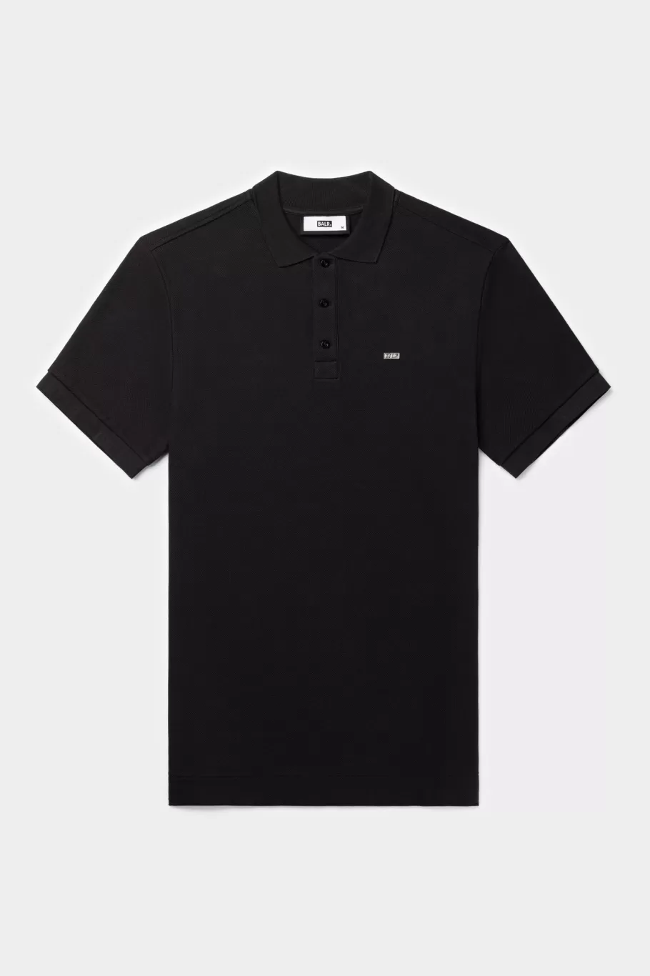 BALR. Polos | Olaf Straight Metal Brand Polo Jet Black