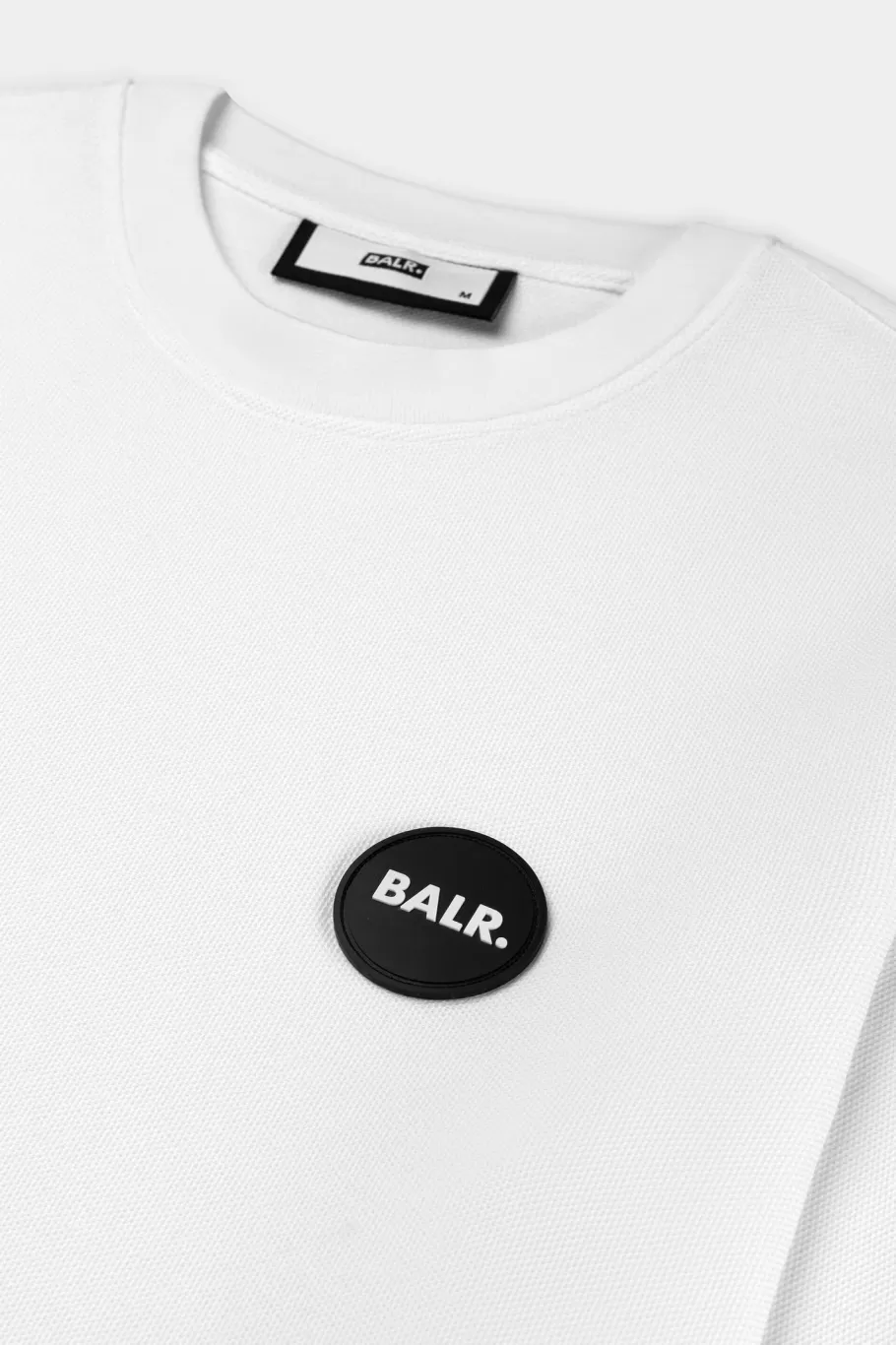 BALR. T-Shirts | Olaf Straight Round Rubber Badge Longsleeve Bright White