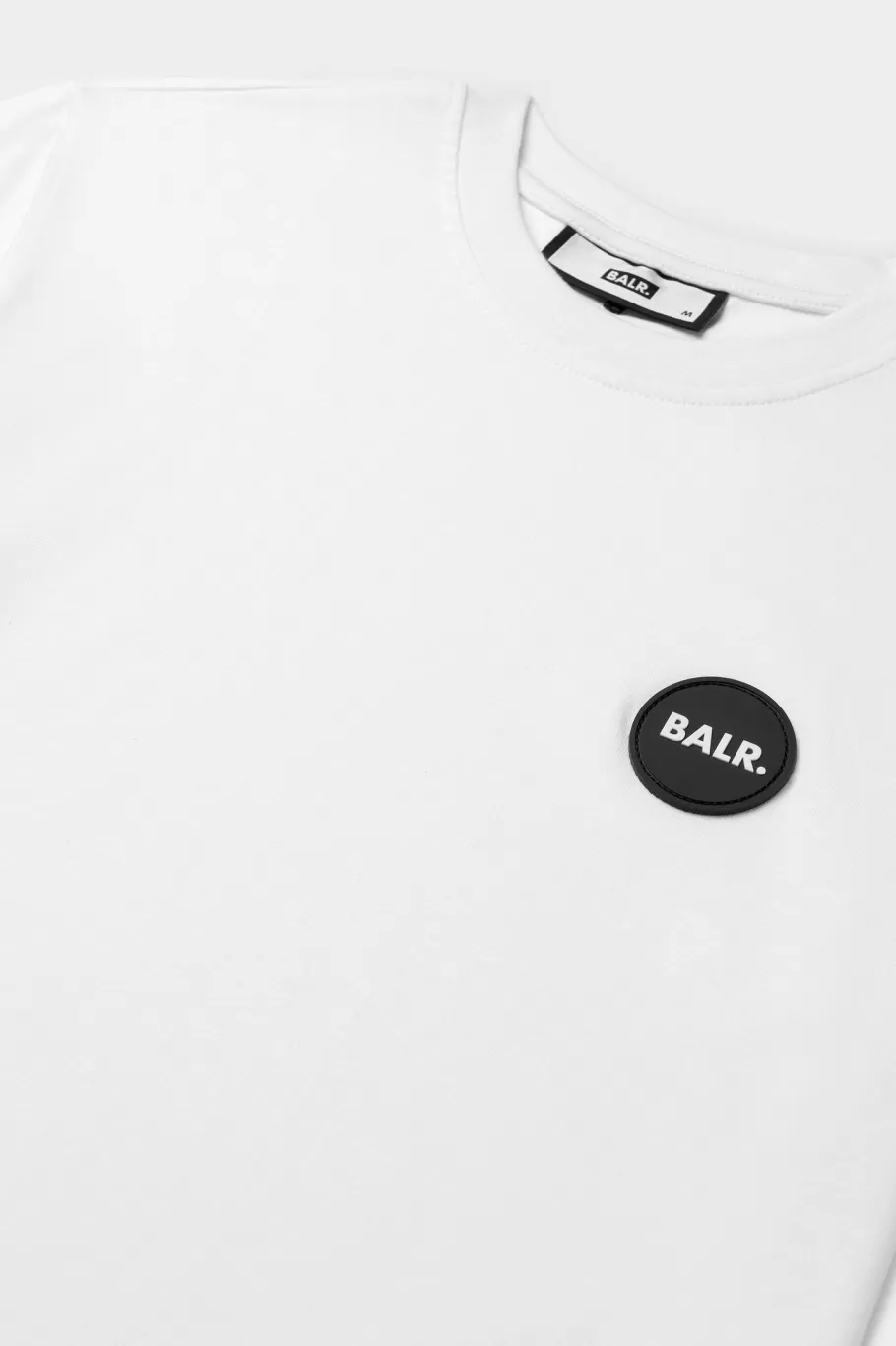 BALR. T-Shirts | Olaf Straight Round Rubber Badge T-Shirt Bright White