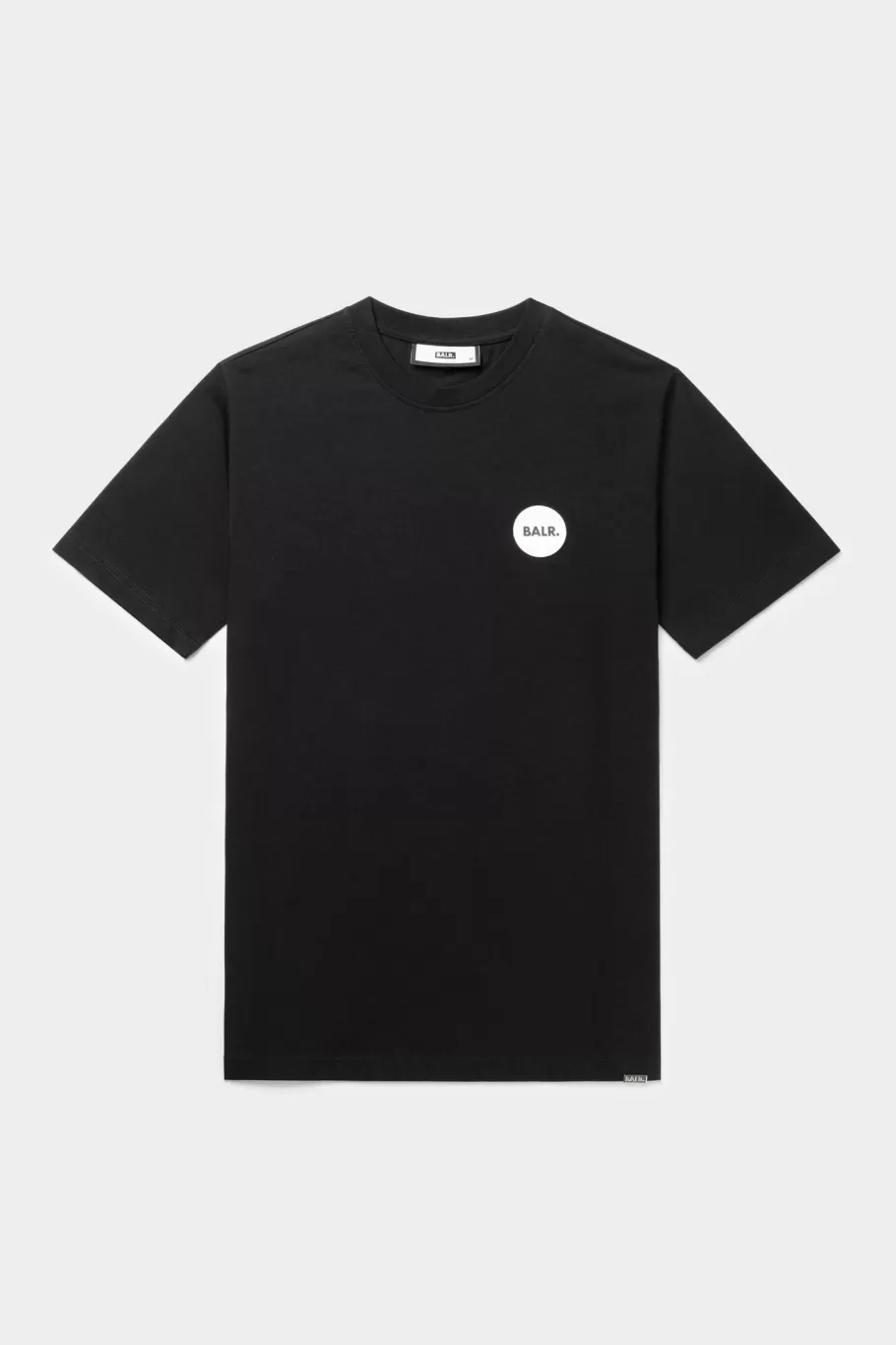 BALR. T-Shirts | Olaf Straight Round Rubber Badge T-Shirt Jet Black