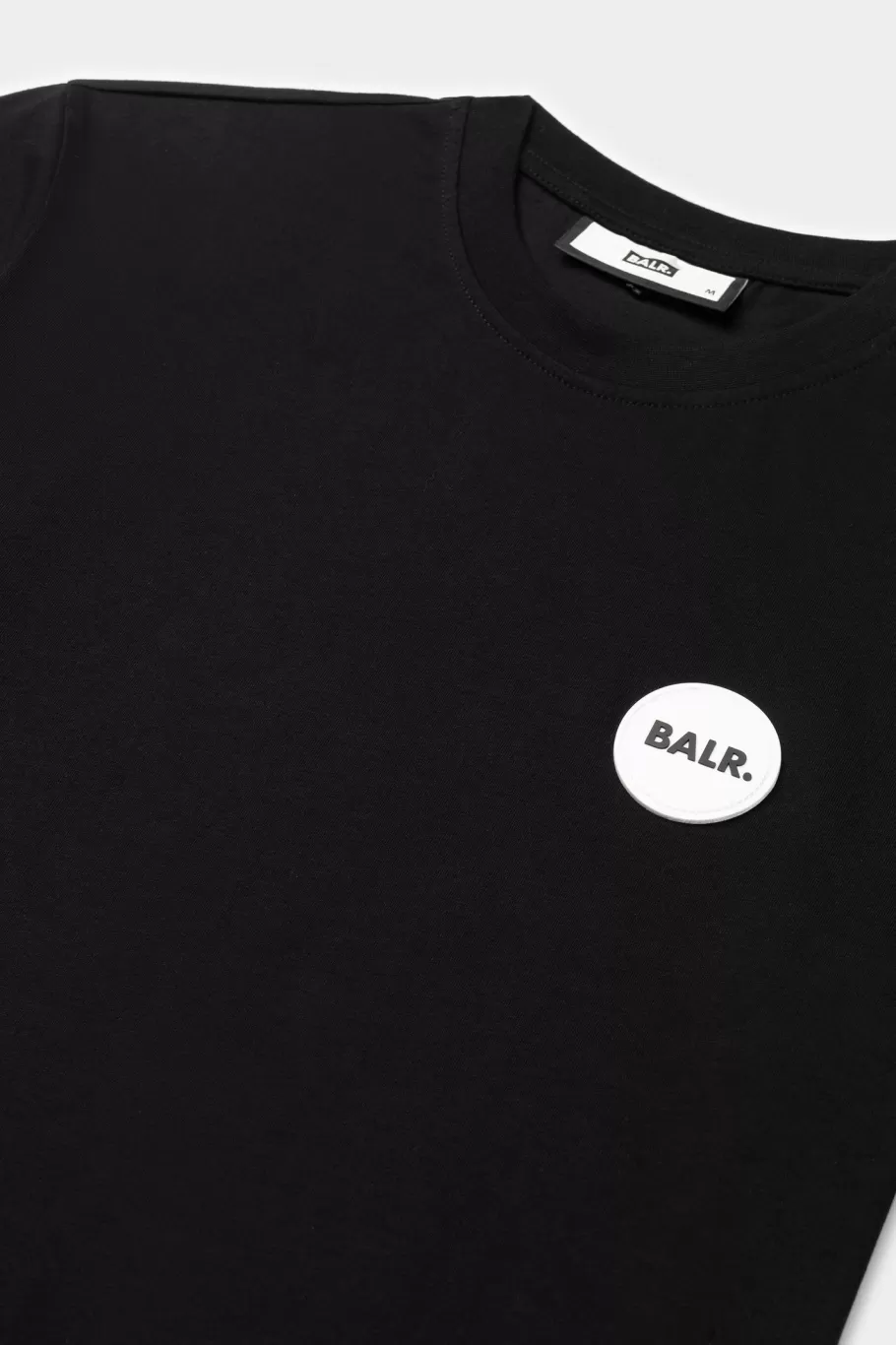 BALR. T-Shirts | Olaf Straight Round Rubber Badge T-Shirt Jet Black