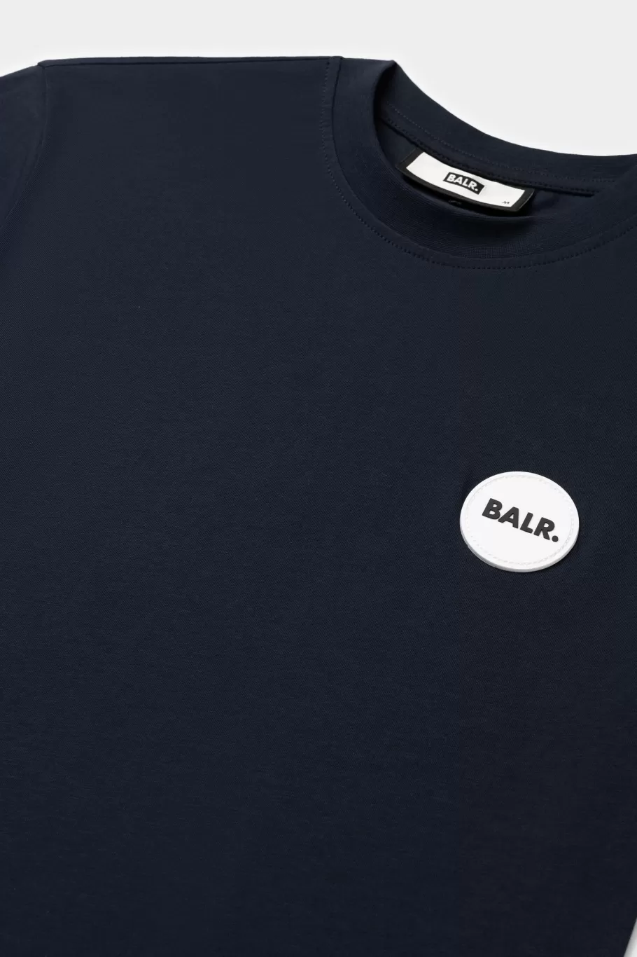 BALR. T-Shirts | Olaf Straight Round Rubber Badge T-Shirt Navy Blazer