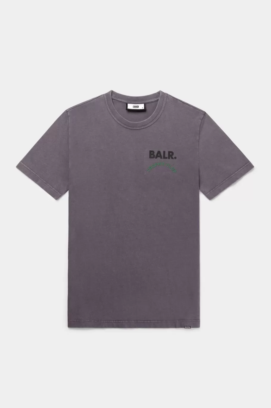 BALR. T-Shirts | Olaf Straight Washed Trophy Club T-Shirt Asphalt Washed