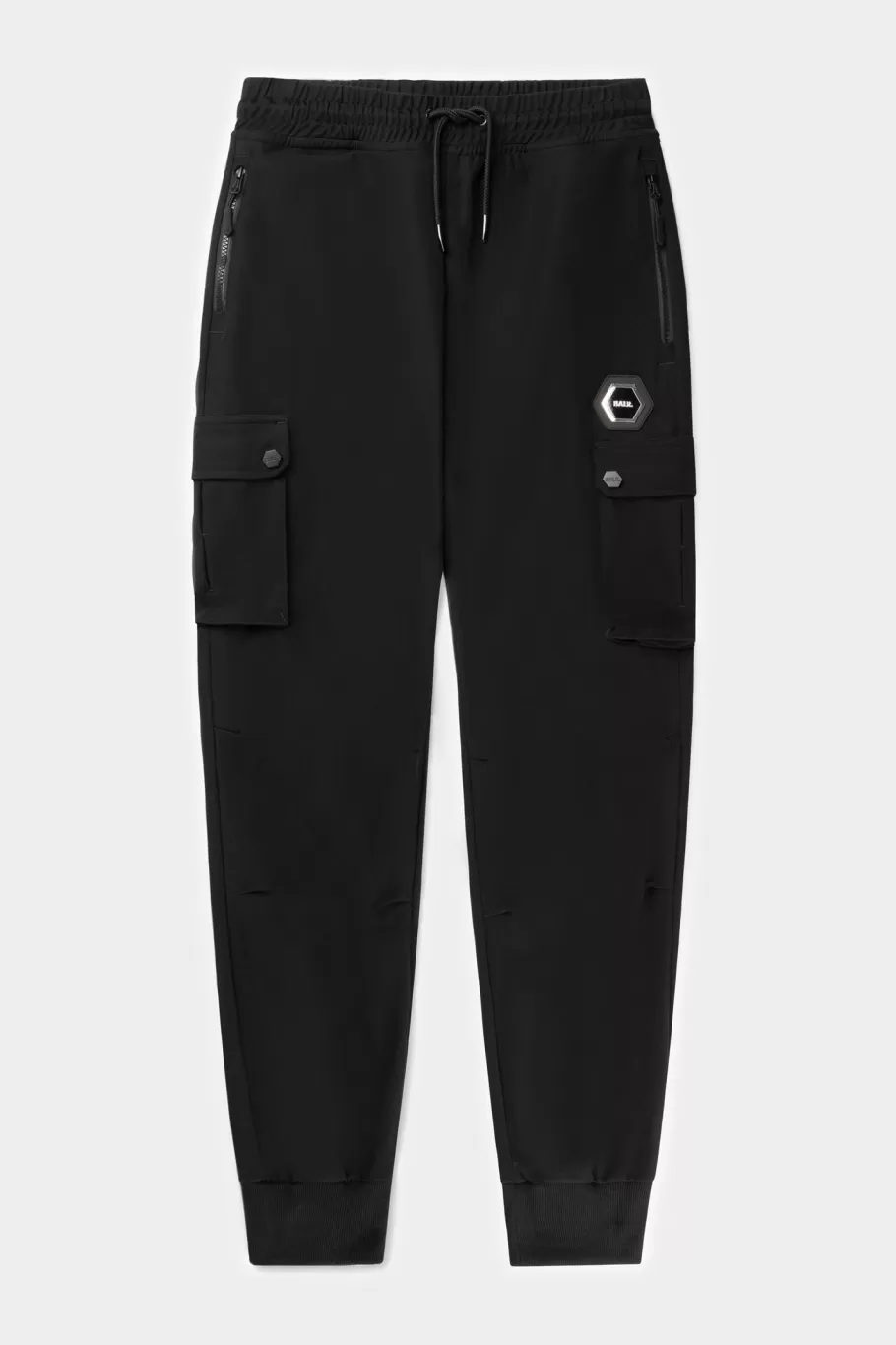 BALR. Sweatpants | Q-Cargo Lux Slim Sweatpants Jet Black