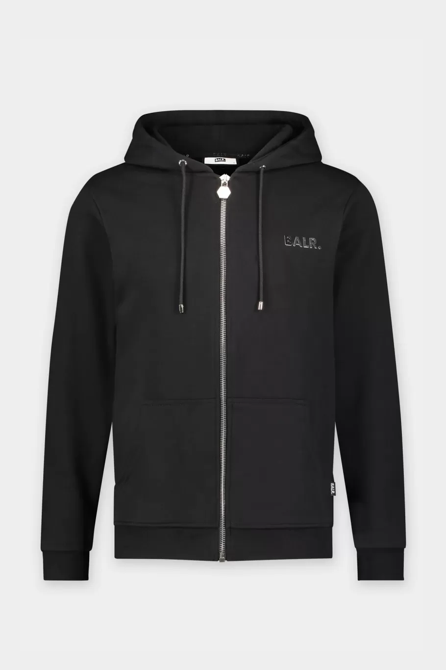 BALR. Sweatshirts | Q-Series Straight Zipped Hoodie Men Black