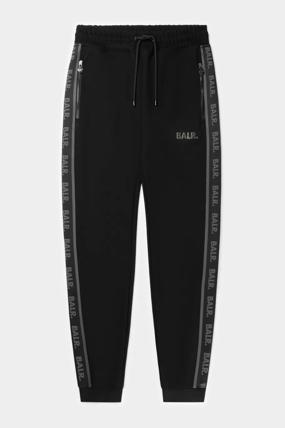 BALR. Sweatpants | Q-Tape Slim Classic Sweatpants Jet Black