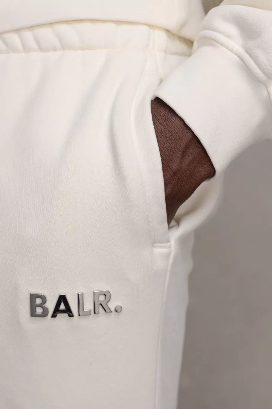 BALR. Sweatpants | Regular Metal Brand Jogger Egret