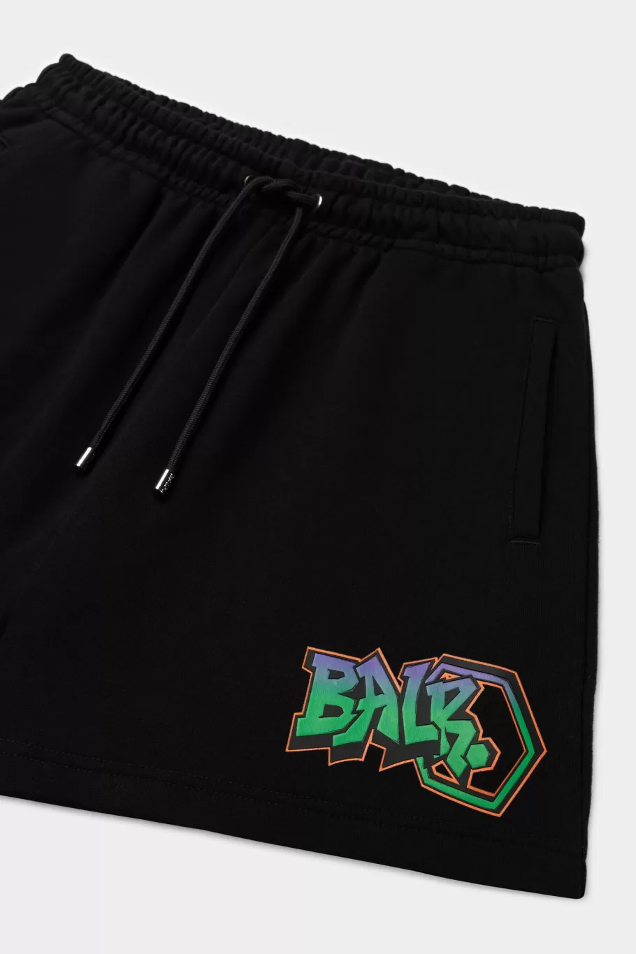 BALR. Shorts | Storm Graffiti Regular Shorts Jet Black