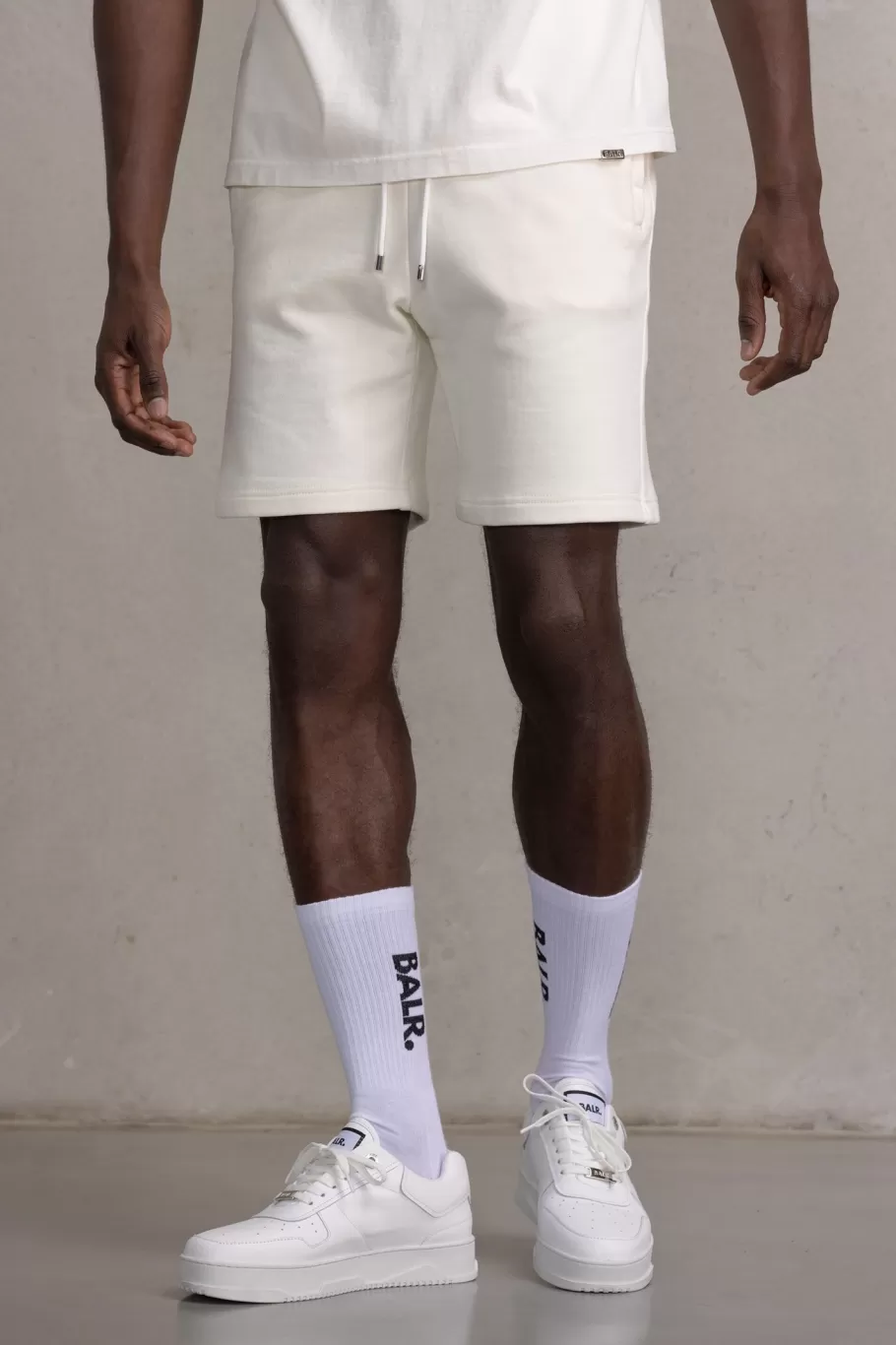 BALR. Shorts | Tony Regular Blanks Sweat Shorts Egret