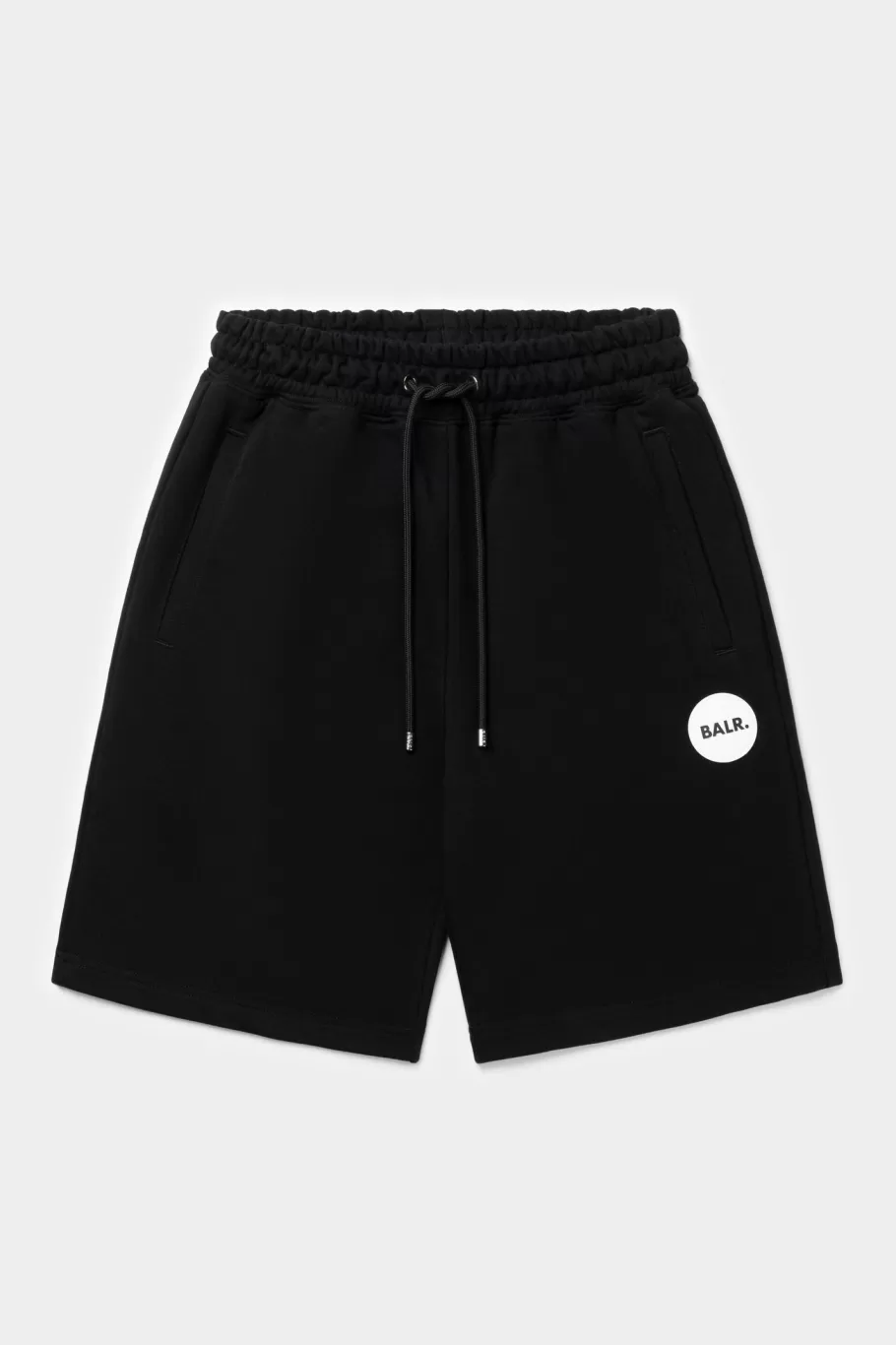 BALR. Shorts | Tony Regular Round Rubber Badge Sweat Shorts Jet Black